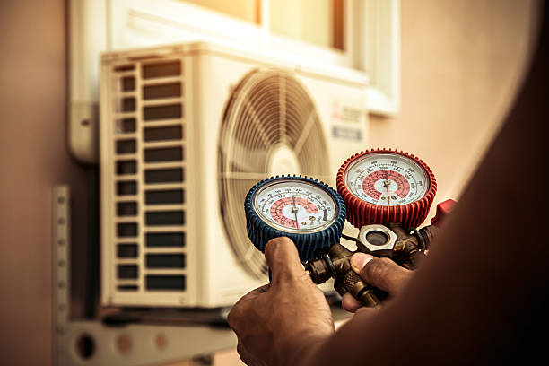 Professional Furnace Repair technician working in Milroy, IN